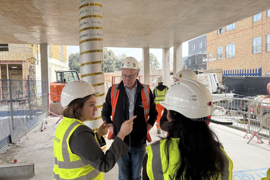 Student Contstruction GBS Students Experience Live Construction Environment in London